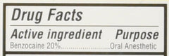 Clinical-style image of Hurricaine Wild Cherry gel on a counter