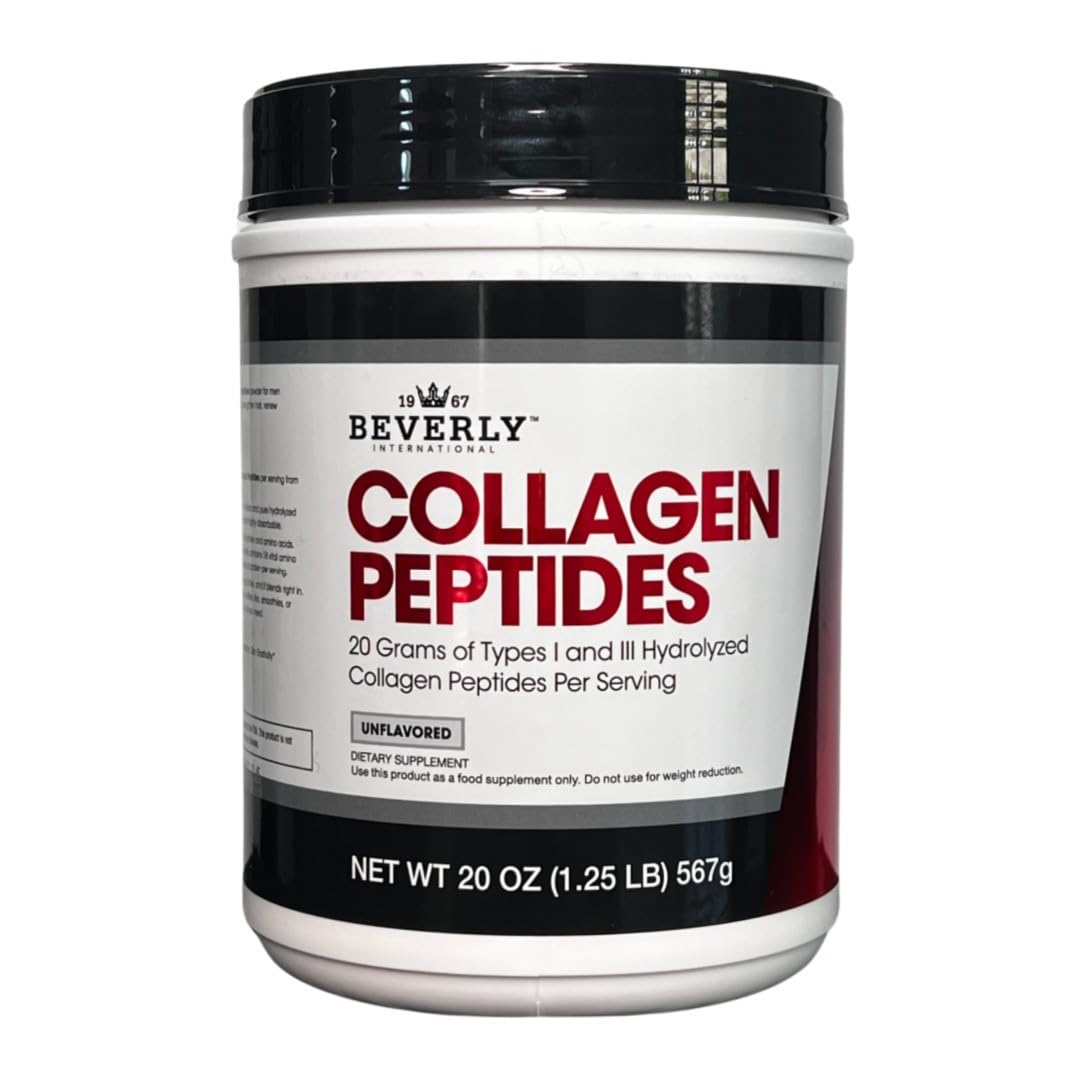 Beverly International Collagen Peptides Powder 20 oz unflavored container