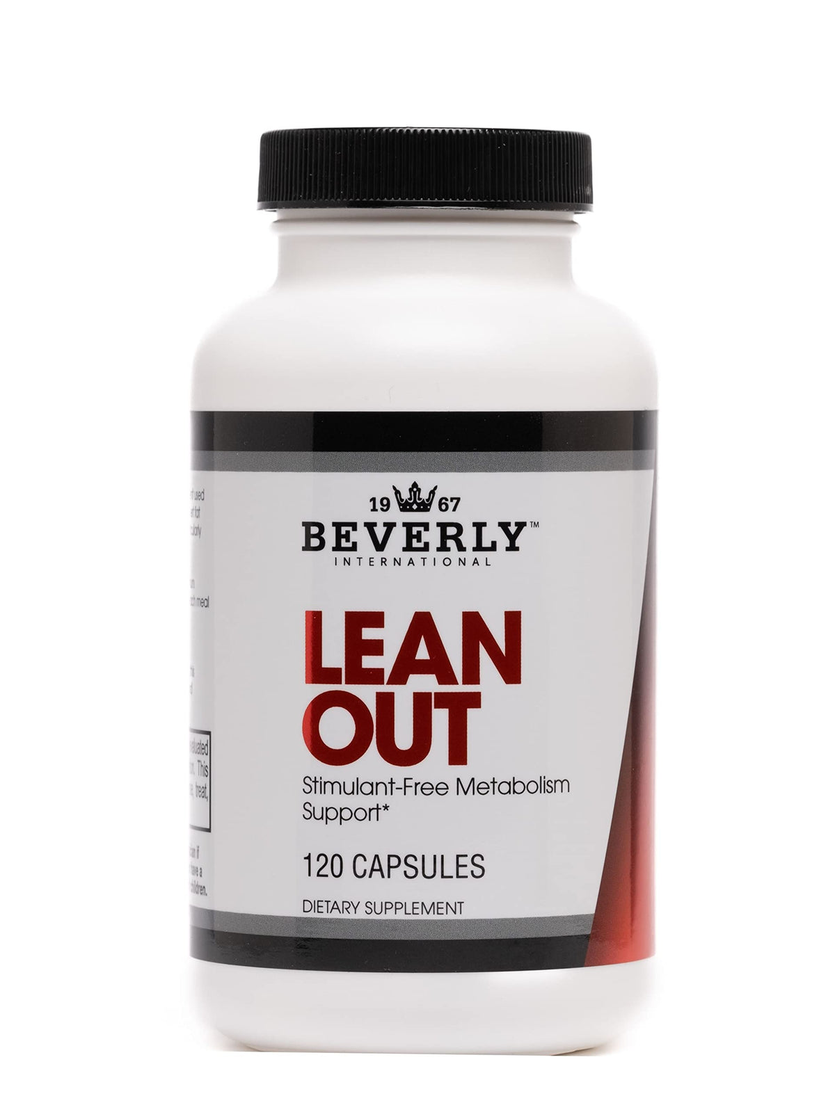 Beverly International Lean Out 120 caps bottle front label