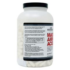 Close-up of Mass Amino Acids tablets