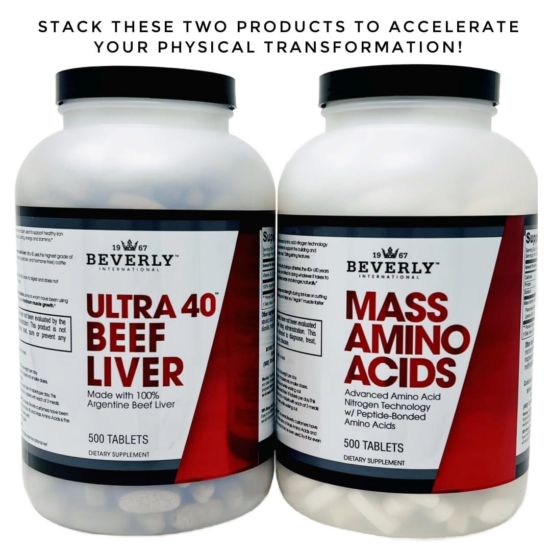 Suggested usage for pre and post workout with Mass Amino Acids