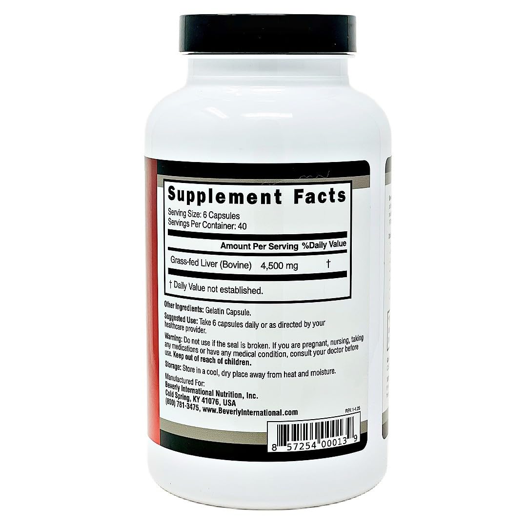 Beef liver nutrition highlights featuring Vitamin A and B12