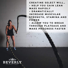 Ingredients panel of Creatine Select with Phosphates