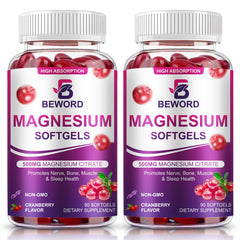 Hero image of BEWORD Magnesium Citrate Softgels 500mg (180 capsules)