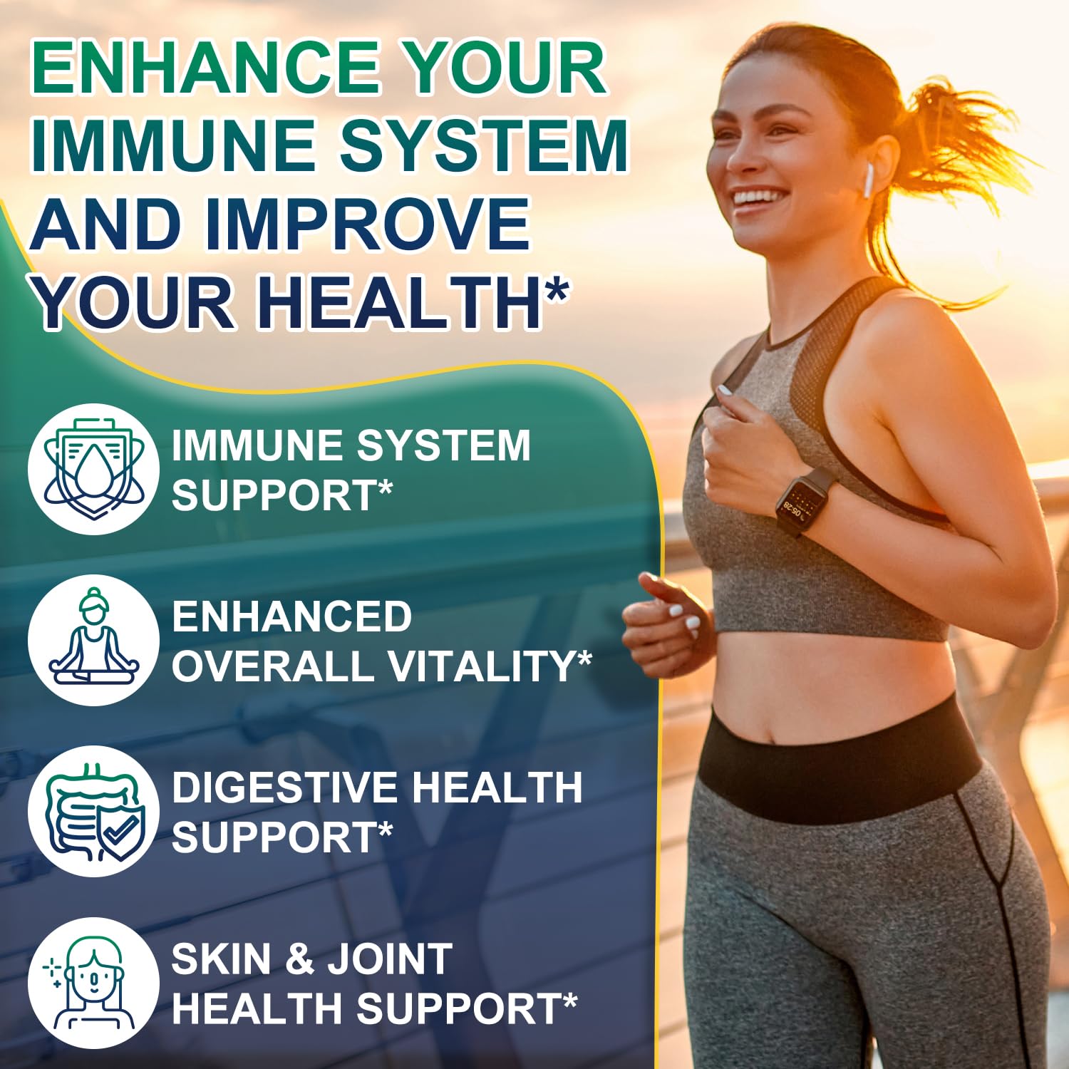 Turmeric and anti-aging components in BEWORD softgels