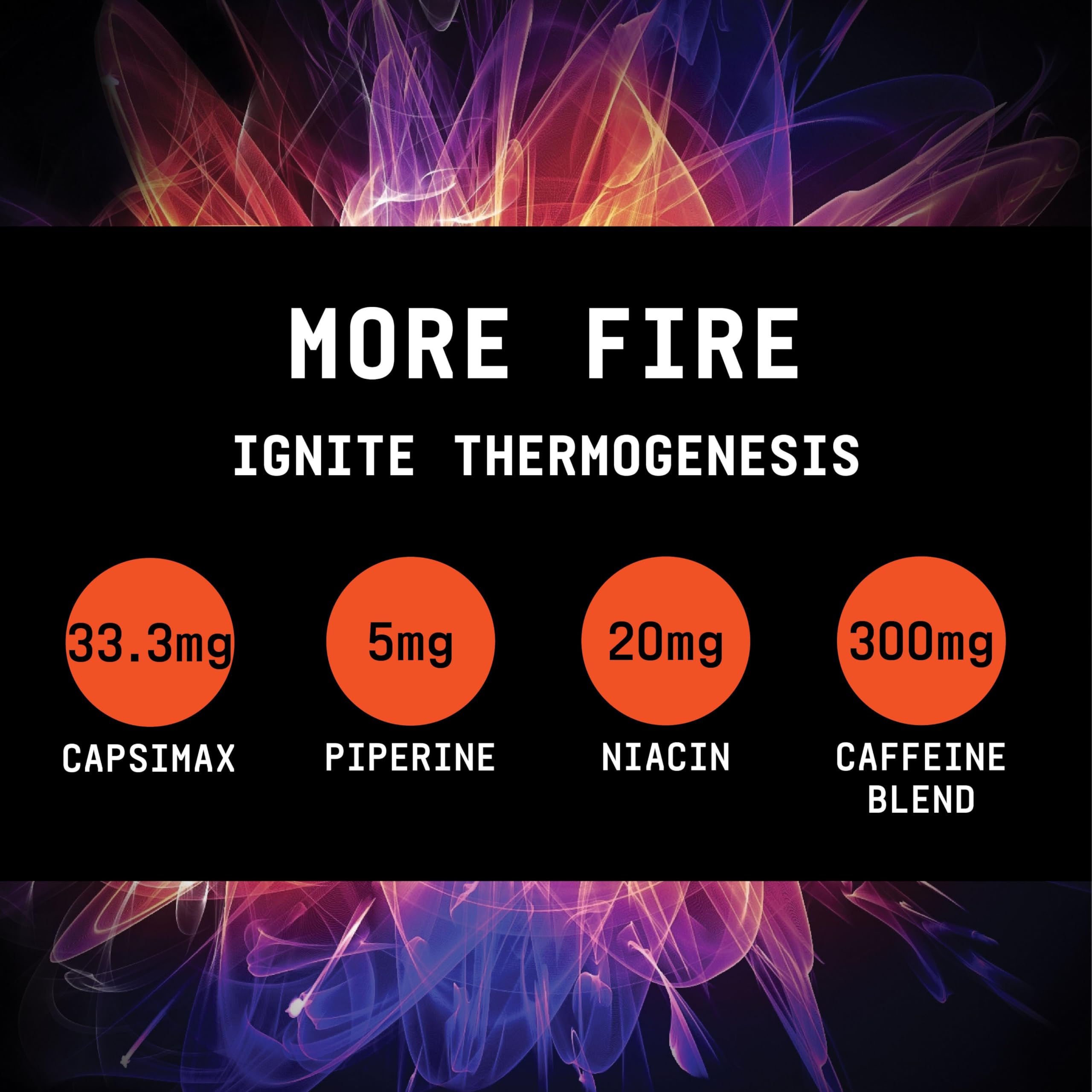 Athlete training with Burn MF product nearby