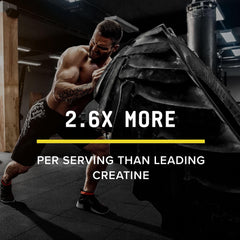 Creatine HCl powder being scooped