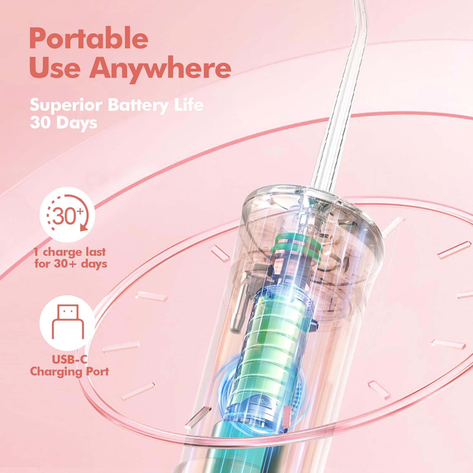 Compact Bezvoi Y825 design with travel case