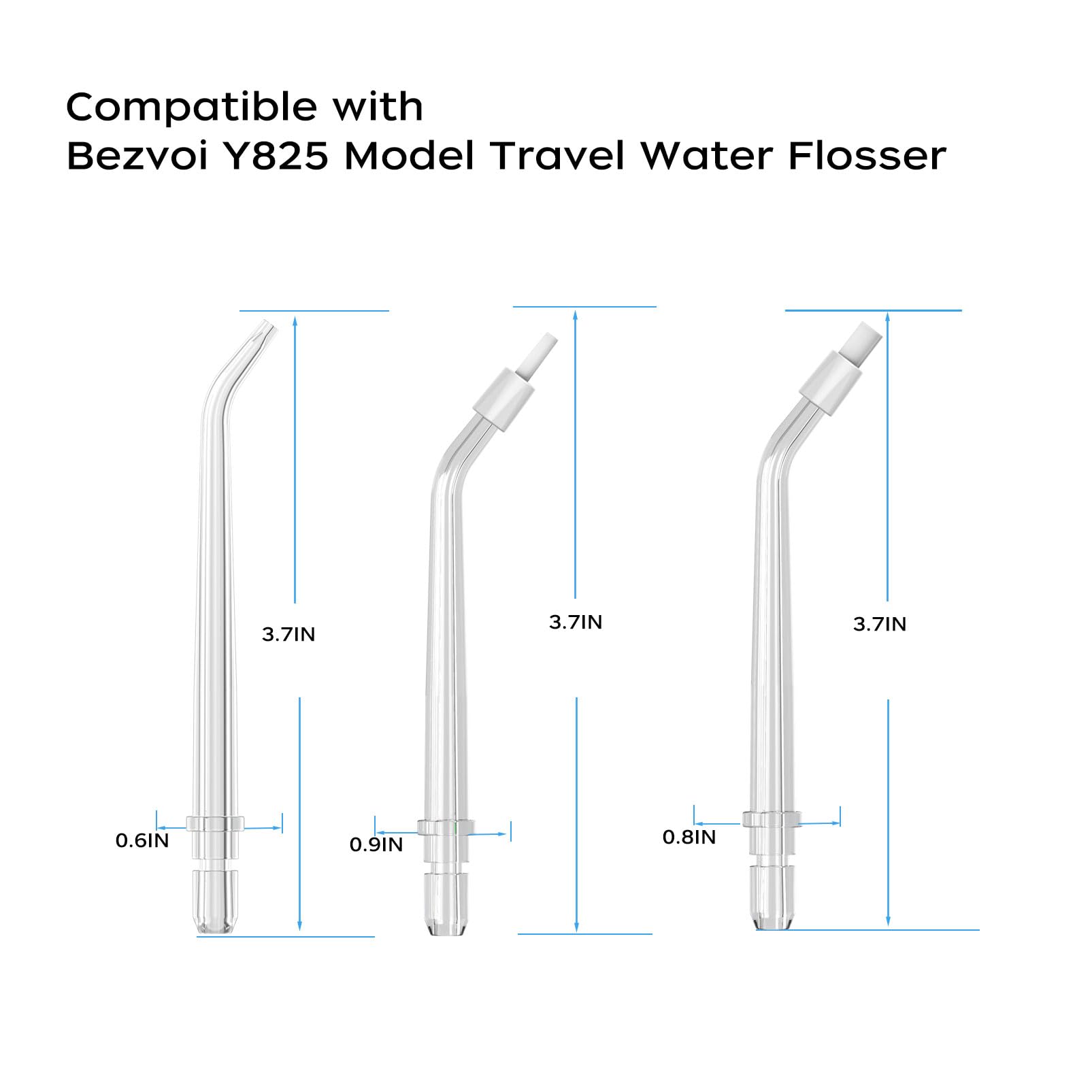 Orthodontic braces tip for Bezvoi Y825 flosser