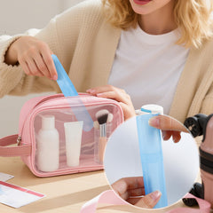 Bgtecho travel toothbrush case blue color