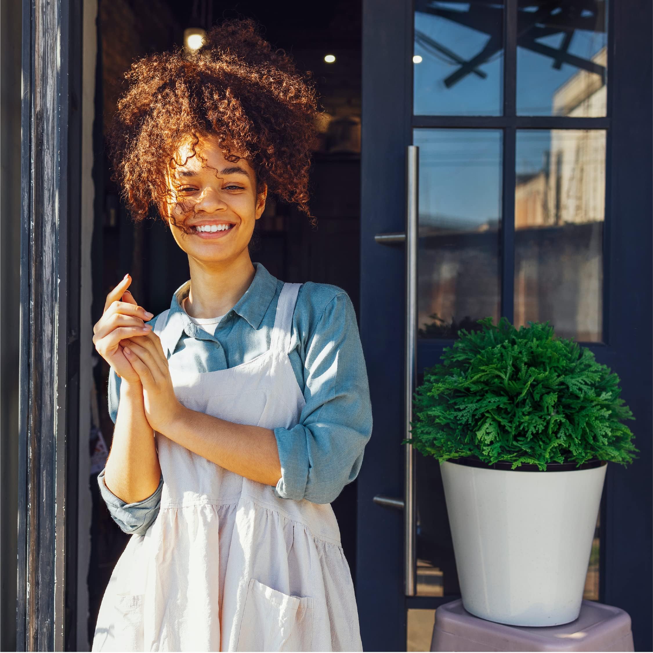 Herbal ingredients and greenery highlighting plant-based relief