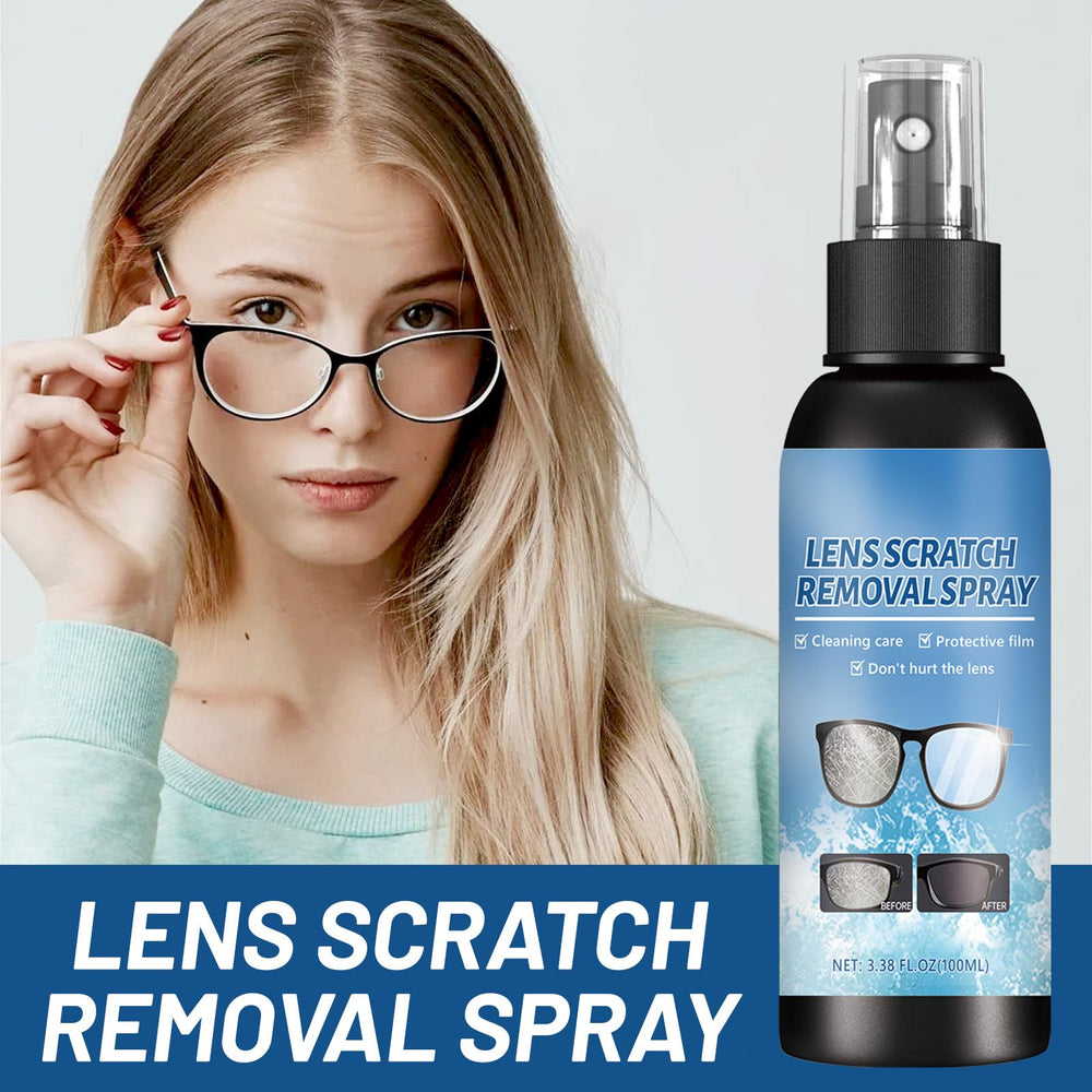 Cleaning spray included with the kit