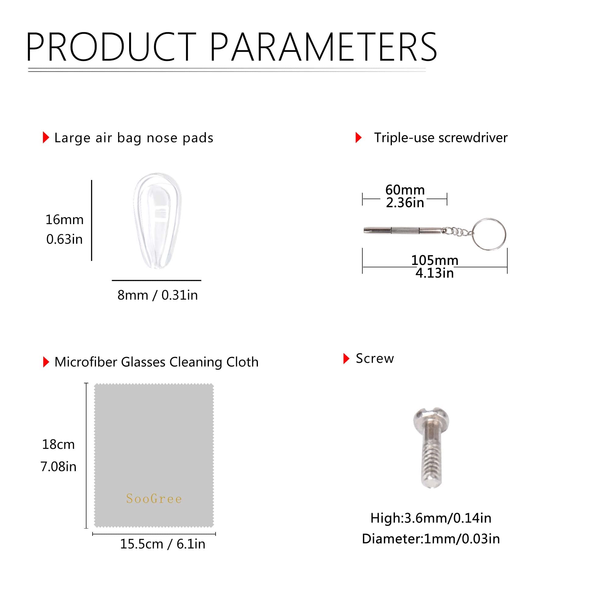 Close-up of silicone nose pad with air chamber design