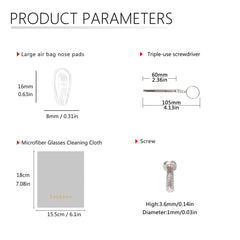 Close-up of silicone nose pad with air chamber design