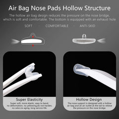Nose pads and screws for screw-in replacement kit