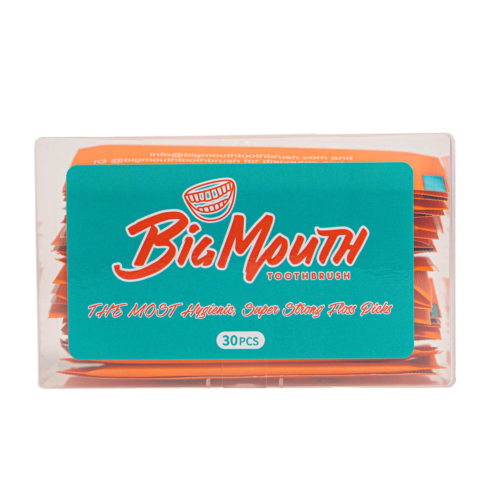 Big Mouth Dental Floss Picks 30-count package