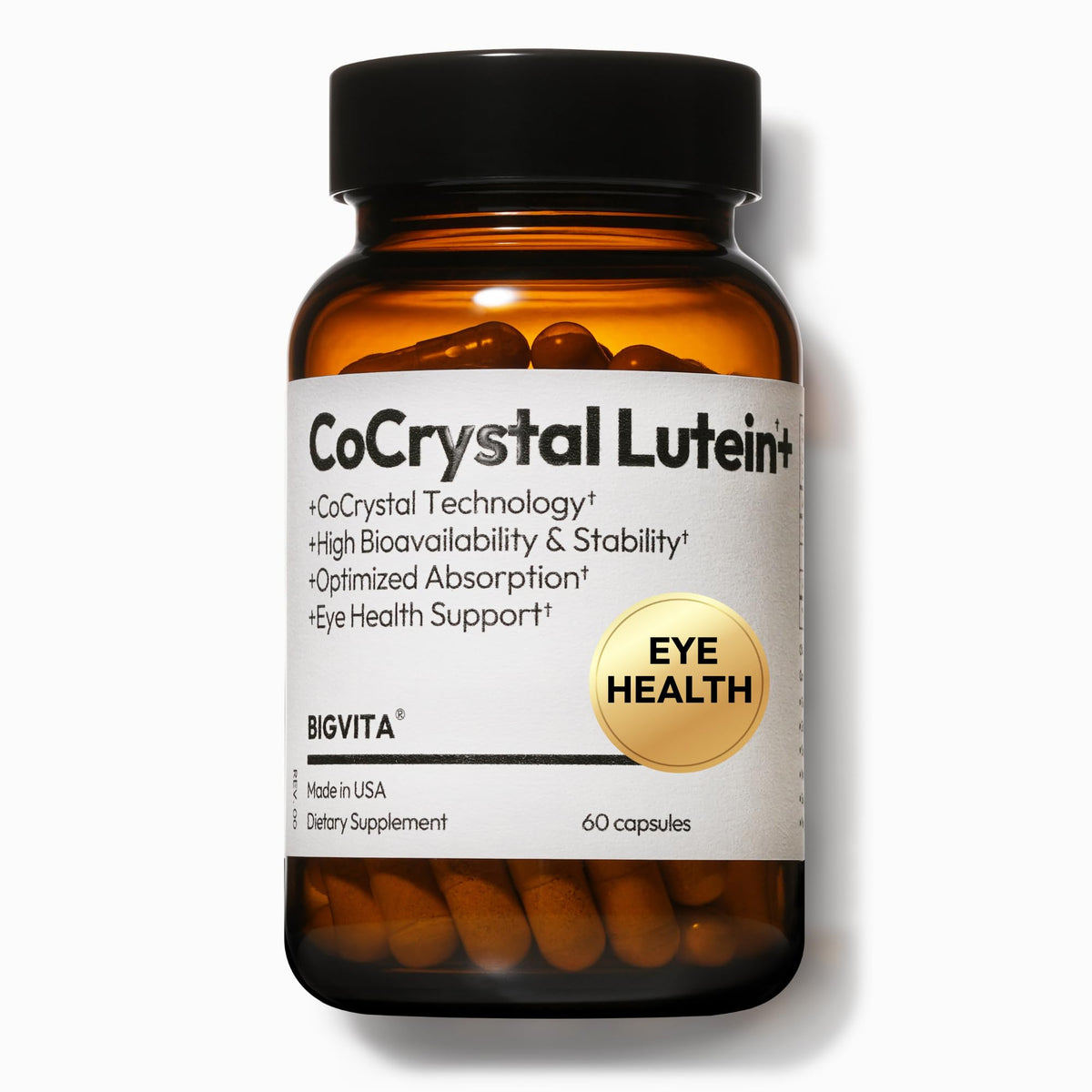 BIGVITA CoCrystal Lutein+ bottle label