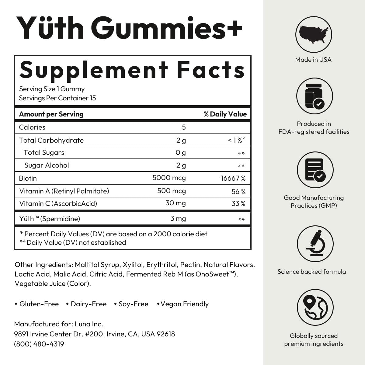 Lifestyle image showing healthy hair, skin and nails