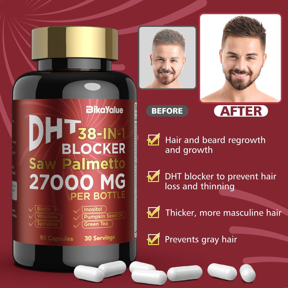 Front view of BIKAYALUE supplement bottle with label