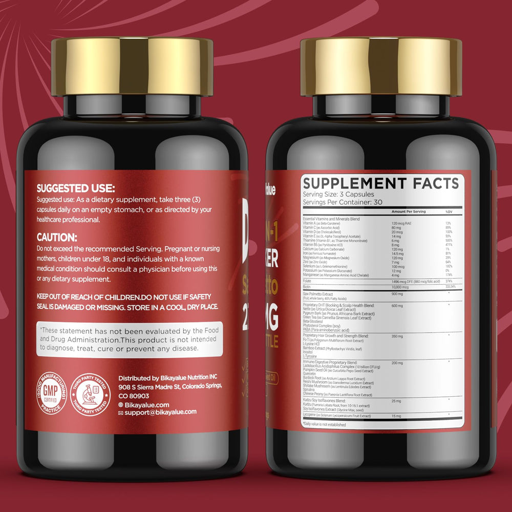 30-serving bottle packaging and label