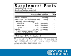 Front view of Douglas Laboratories Bilex bottle