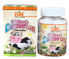 Bill Beauty Children's Colostrum chewables bottle