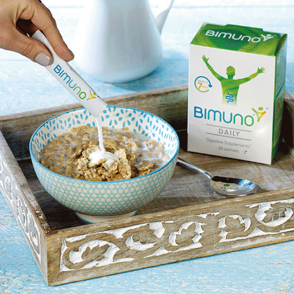 On-the-go usage: mix BIMUNO Immunity with food or drinks