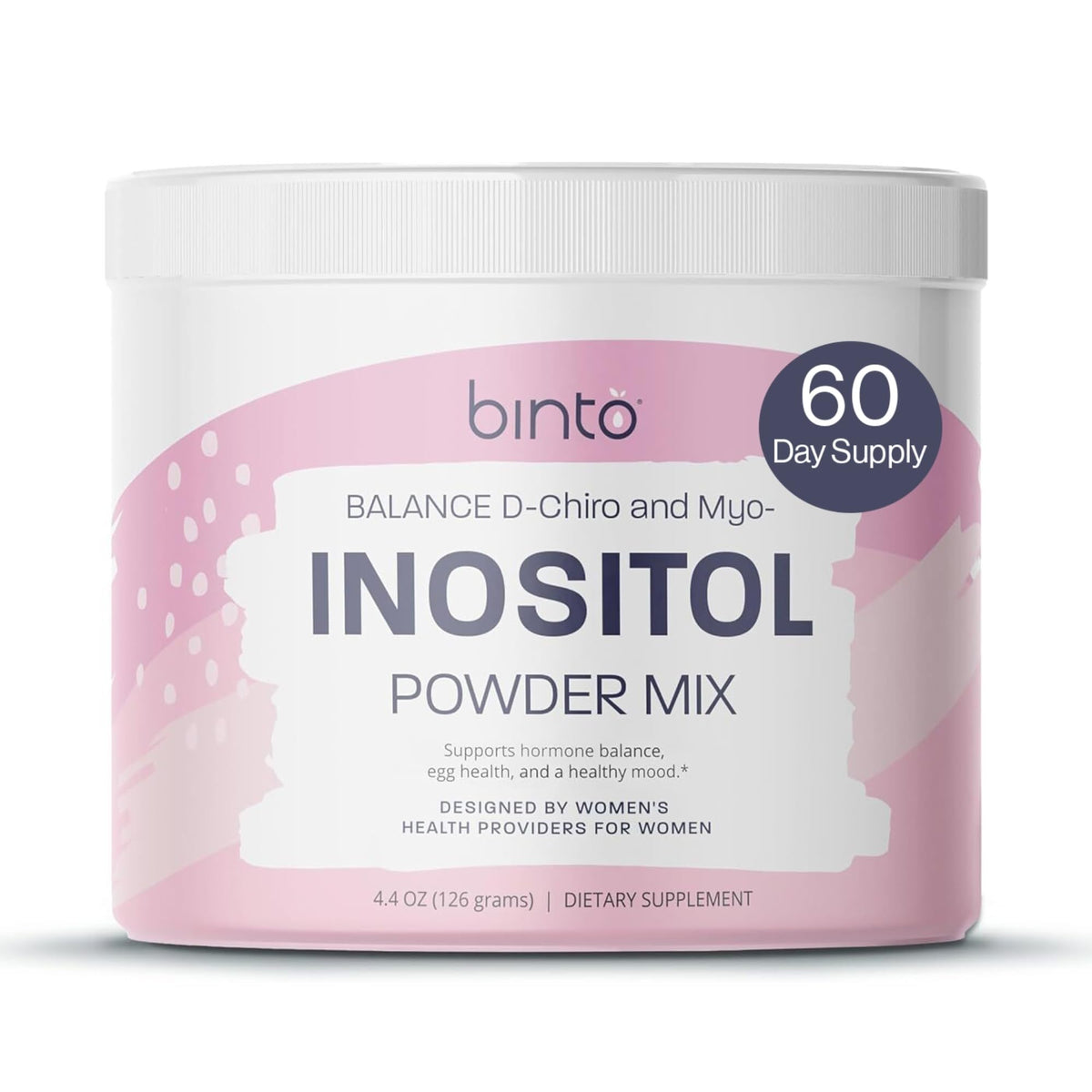Binto Inositol Powder Mix 60-Day Supply packaging