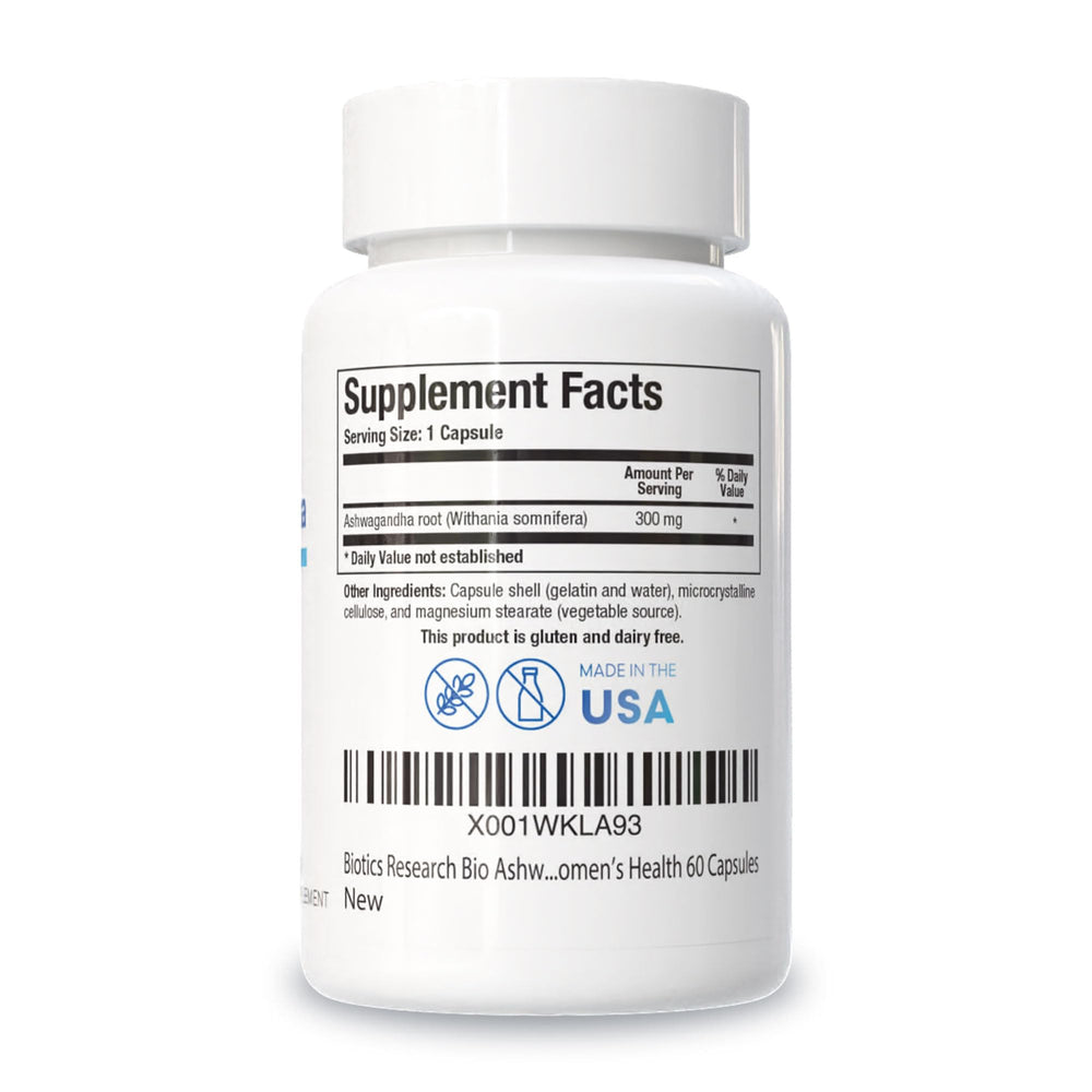 Close-up of Bio Ashwagandha 300mg capsules