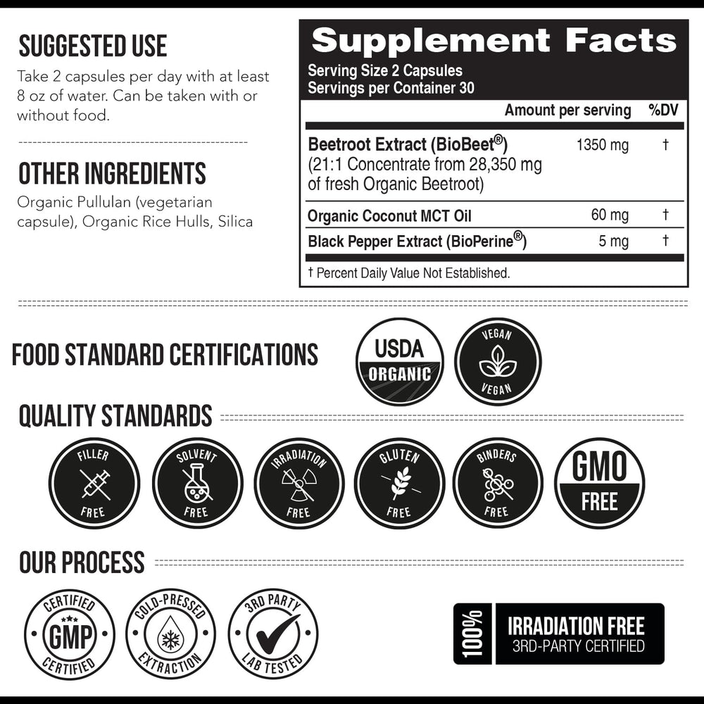 Vegan and GMO-free BioBeet label