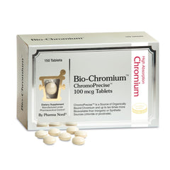 Front view of Bio-Chromium 100mcg bottle