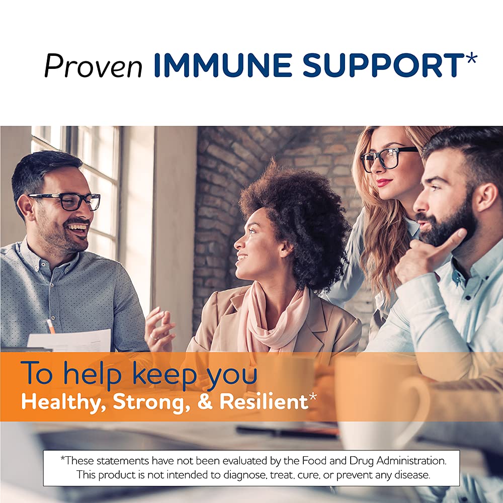 BioGaia Immune Active product box and bottle with clean design