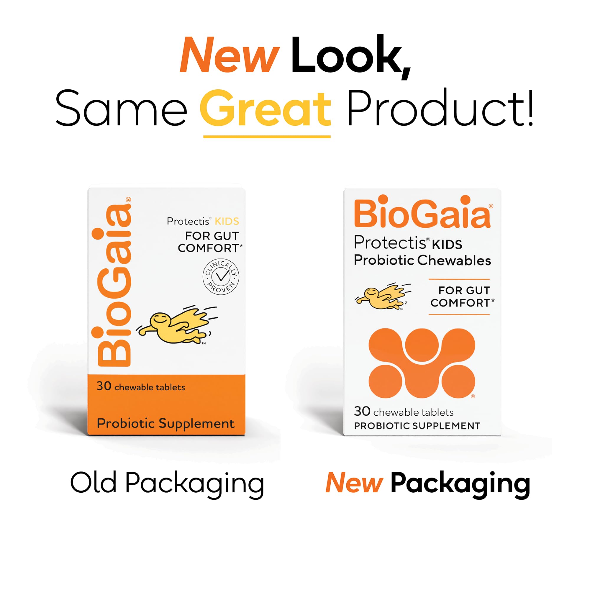 Front view of BioGaia Protectis product box for children