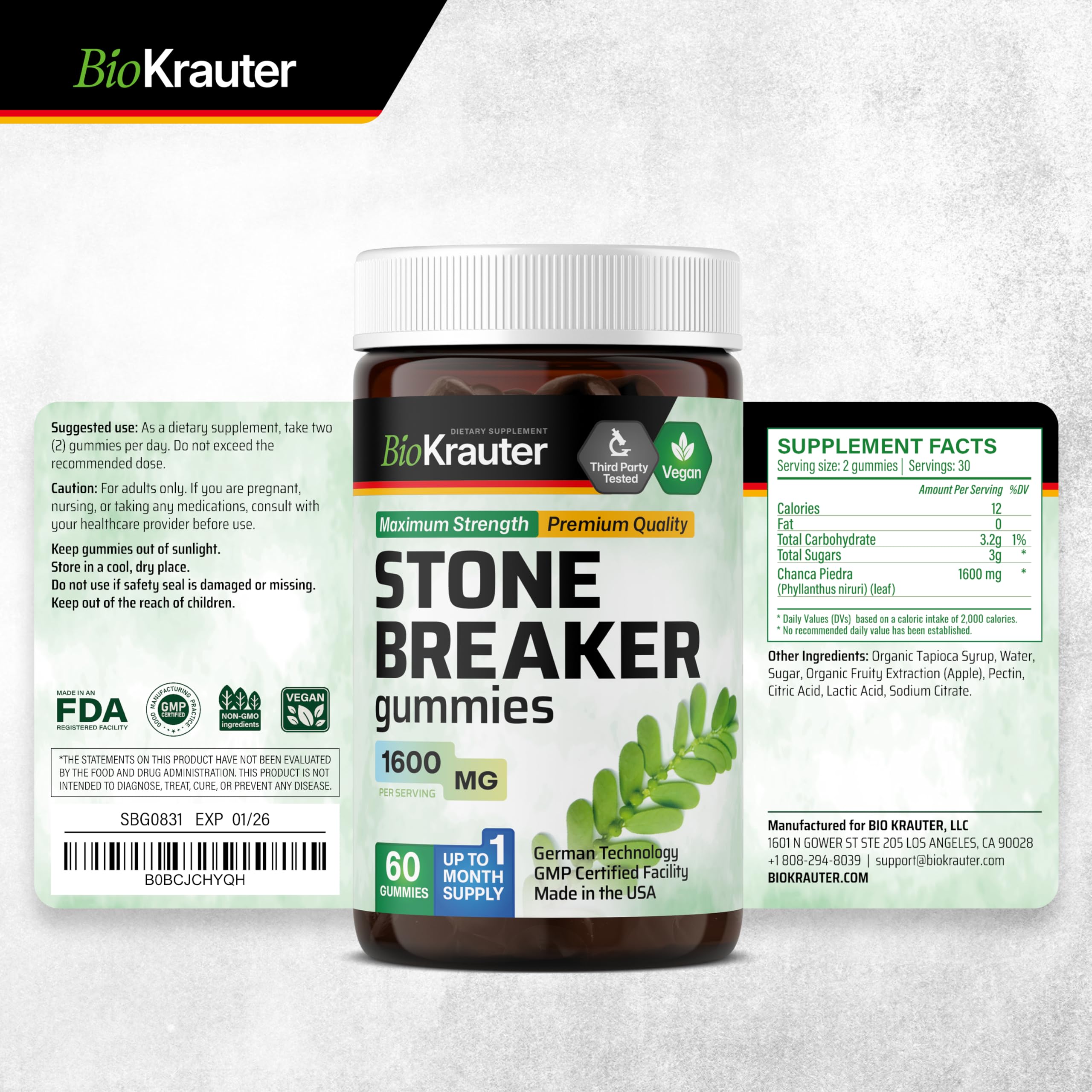 BIO KRAUTER natural apple flavor closeup invites pleasant taste experience.