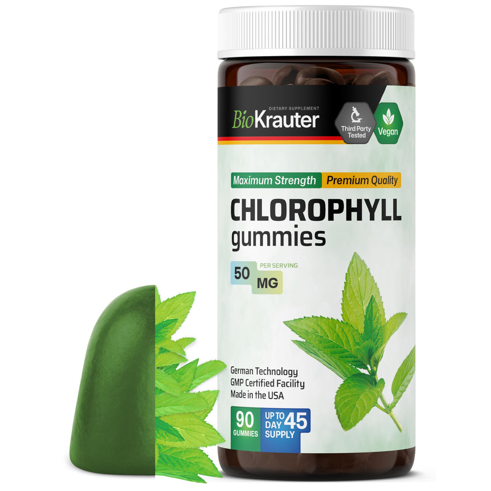 Hero image of BIO KRAUTER Chlorophyll Gummies with bottle