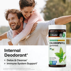 Chlorophyll Gummies apple flavor close-up