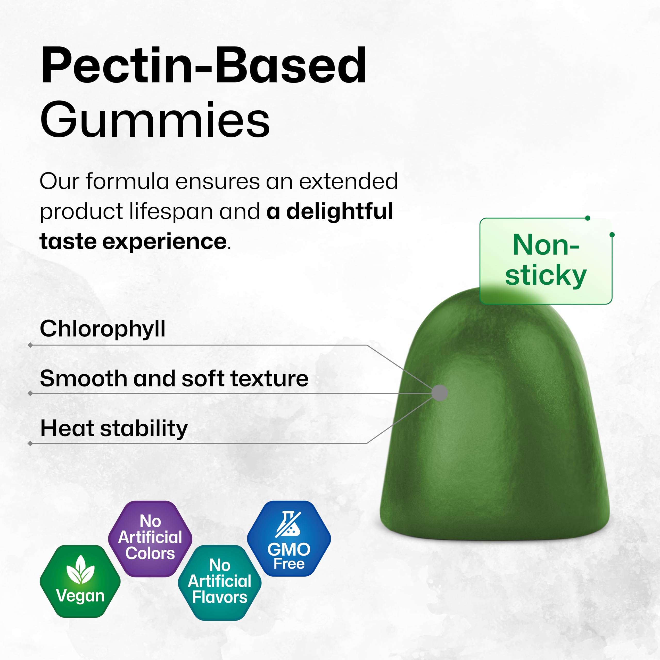 Non-GMO BioKrauter chlorophyll gummies