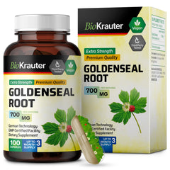 BIO KRAUTER Goldenseal Root Capsule bottle front label