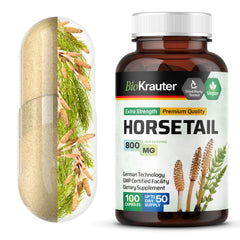 BIO KRAUTER Horsetail supplement bottle front label