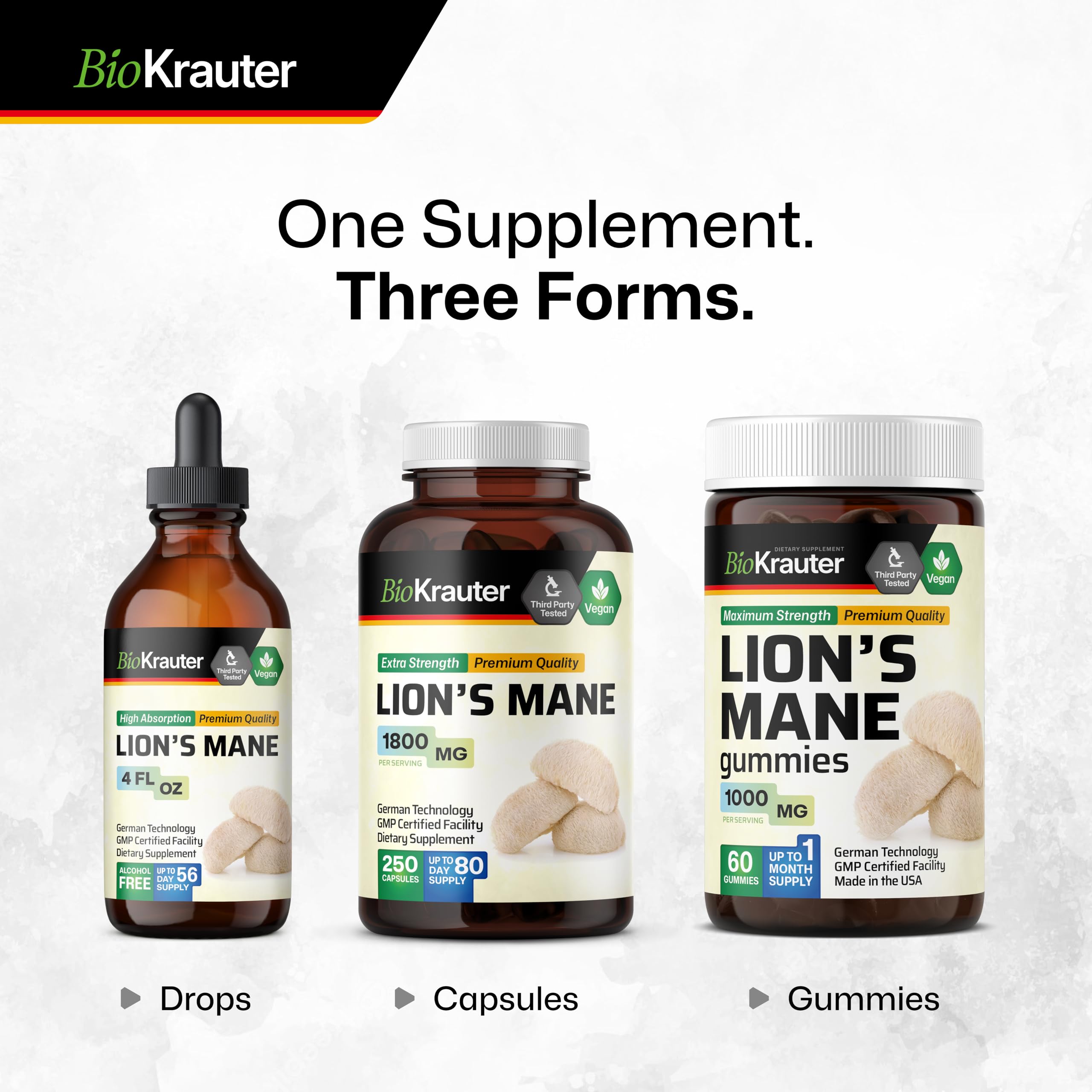 Brain health concept illustration associated with Lions Mane