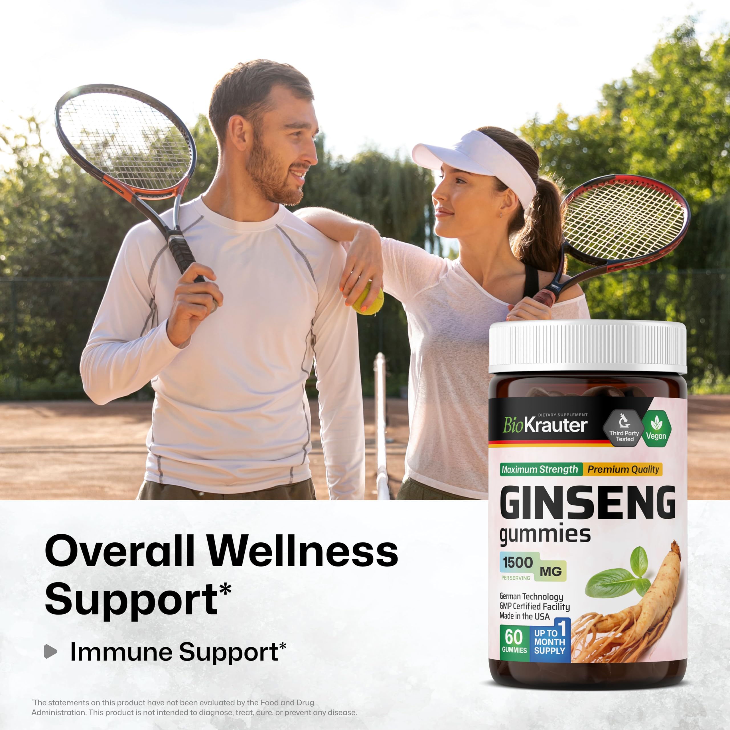 Close-up of product label highlighting 1500 mg strength