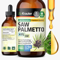 BIO KRAUTER Saw Palmetto Extract bottle 4 oz