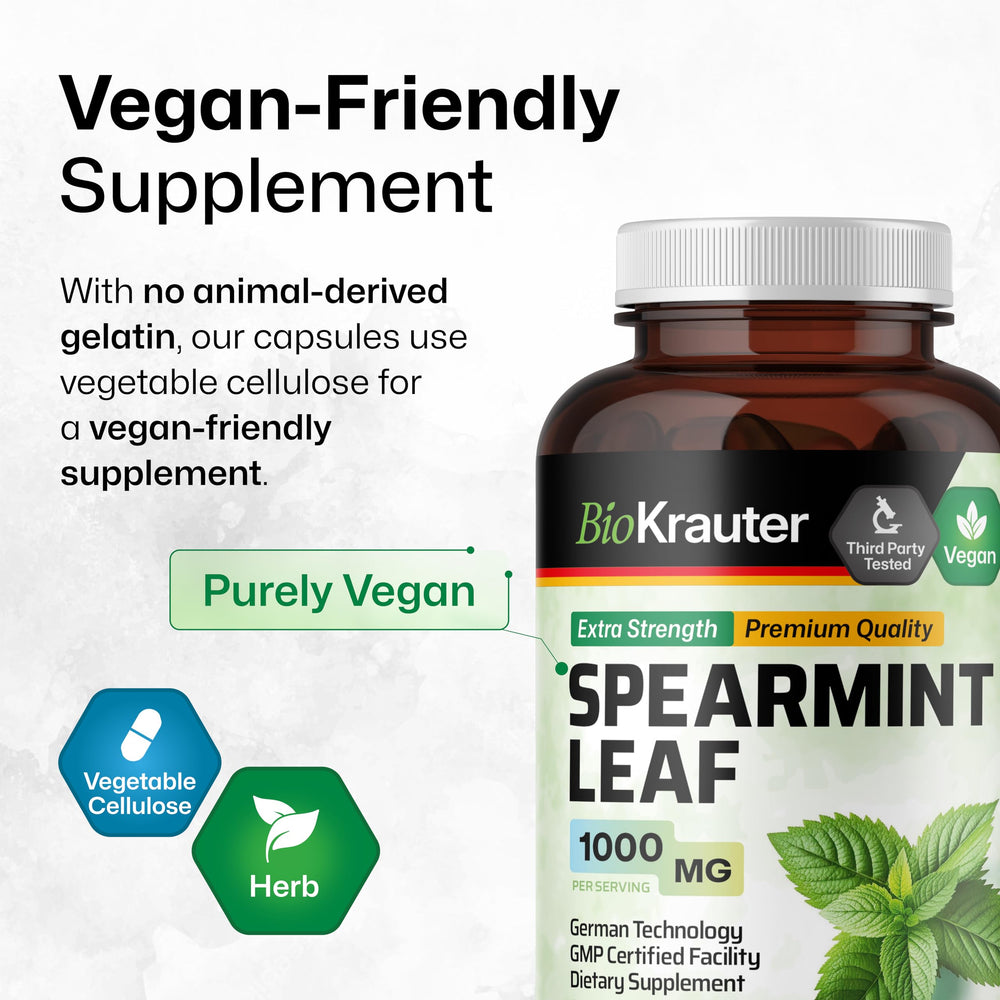 Mentha spicata leaf with 1000 mg dosage illustration