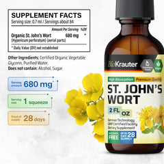 Ingredients: water, glycerin, St. John's Wort