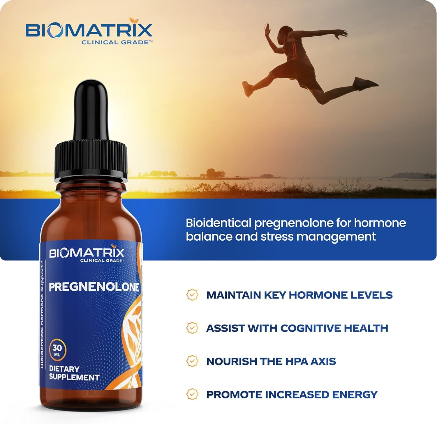 BioMatrix Pregnenolone Sublingual Drops packaging