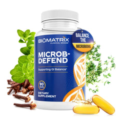 BioMatrix oil blend ingredients: thyme, oregano and clove essential oils