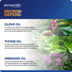 BioMatrix Thyme Oregano Clove softgels packaging