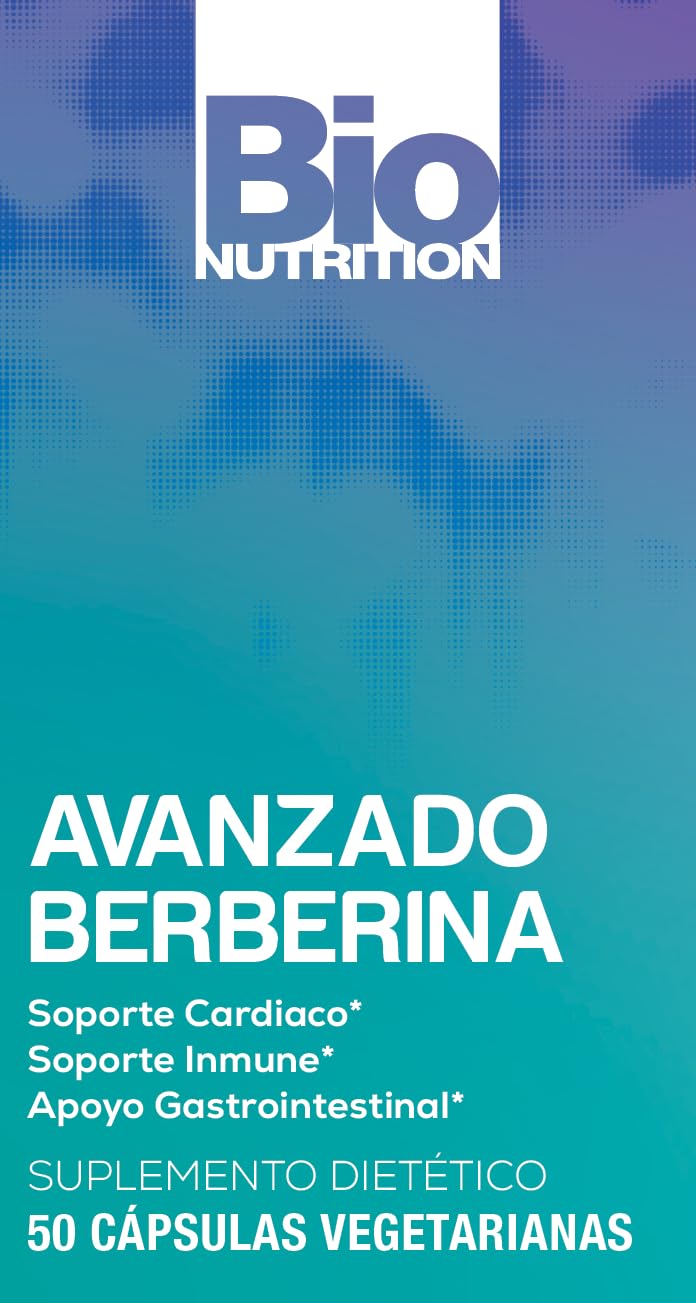 Front view of Bio Nutrition Advanced Berberine packaging