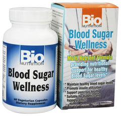 Bio Nutrition Blood Sugar Wellness bottle front view