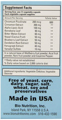 Two bottles of Blood Sugar Wellness with capsules
